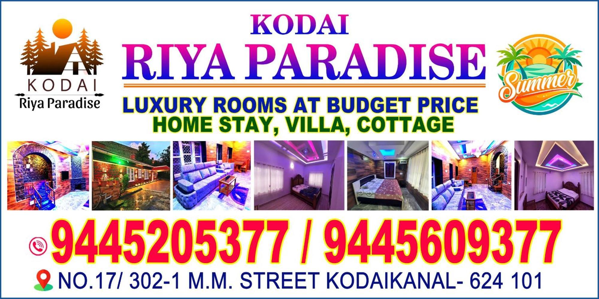 Kodai Riya Paradise Kodaikanal Buitenkant foto